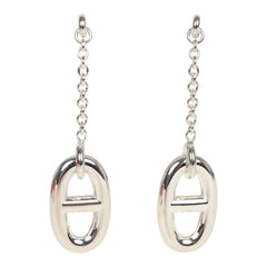 Hermes Farandole Drop Earrings Medium Sterling Silver