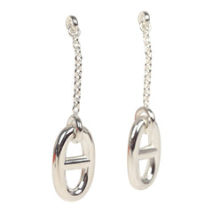 Hermes Farandole Drop Earrings Medium Sterling Silver