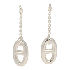 Hermes Farandole Drop Earrings Medium Sterling Silver