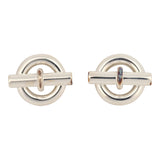 Hermes Mini Chaine D'Ancre Stud Earrings Sterling Silver - Thumbnail View 1