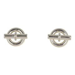 Hermes Mini Chaine D'Ancre Stud Earrings Sterling Silver