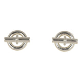 Hermes Mini Chaine D'Ancre Stud Earrings Sterling Silver - Thumbnail View 1