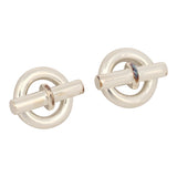 Hermes Mini Chaine D'Ancre Stud Earrings Sterling Silver - Thumbnail View 3