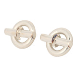 Hermes Mini Chaine D'Ancre Stud Earrings Sterling Silver - Thumbnail View 6