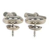 Hermes Mini Chaine D'Ancre Stud Earrings Sterling Silver - Thumbnail View 10