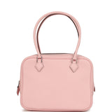 Hermes Mini Plume 21 Bag Rose Sakura Chèvre Palladium Hardware - Thumbnail View 1