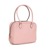 Hermes Mini Plume 21 Bag Rose Sakura Chèvre Palladium Hardware - Thumbnail View 2