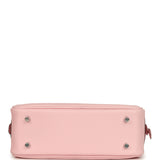 Hermes Mini Plume 21 Bag Rose Sakura Chèvre Palladium Hardware - Thumbnail View 6