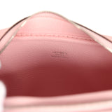 Hermes Mini Plume 21 Bag Rose Sakura Chèvre Palladium Hardware - Thumbnail View 9