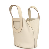 Hermes In-The-Loop 18 Craie Clemence and Swift Gold Hardware