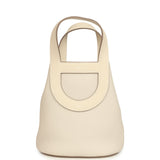 Hermes In-The-Loop 18 Craie Clemence and Swift Gold Hardware