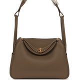 Hermes Lindy 26 Etoupe Clemence Gold Hardware - Thumbnail View 1