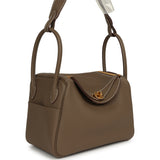 Hermes Lindy 26 Etoupe Clemence Gold Hardware - Thumbnail View 2