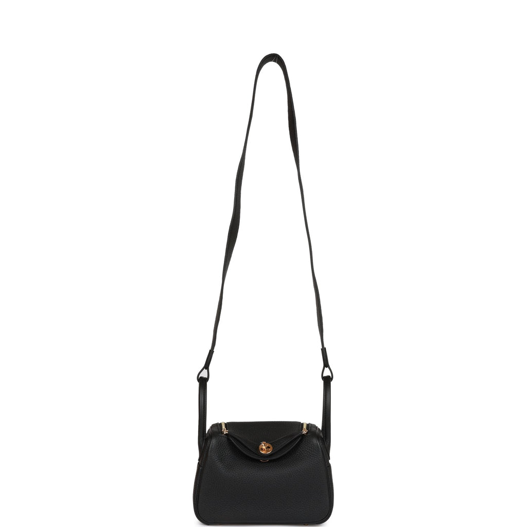 Hermes Mini Lindy Black Clemence Gold Hardware - Payment 1