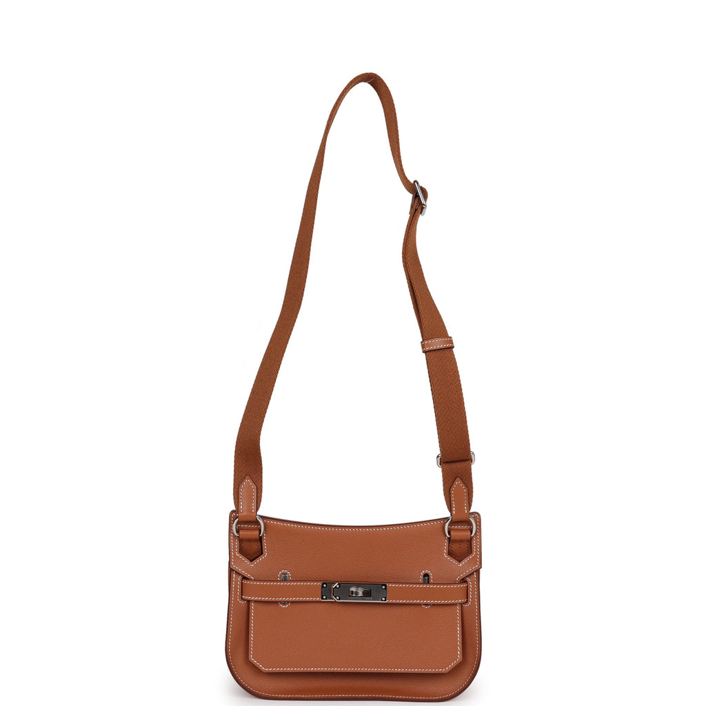 Hermès Orange Swift Mini Jypsiere Palladium Hardware, 2023 (Like New), Womens Handbag