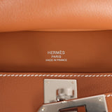 Hermes Jypsiere Mini Gold Evercolor Palladium Hardware