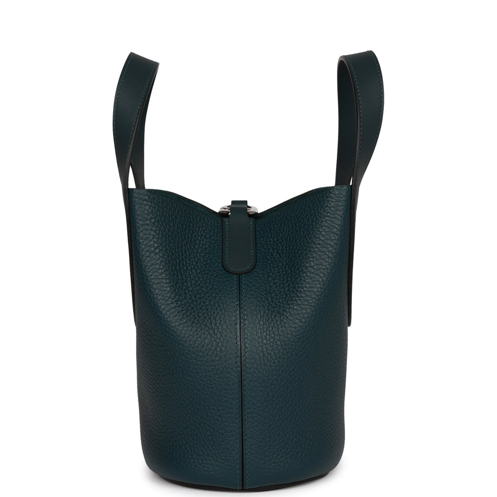 HERMES Swift Leather In The Loop Belt Bag Silver Buckle Shoulder Bag Dark  Blue