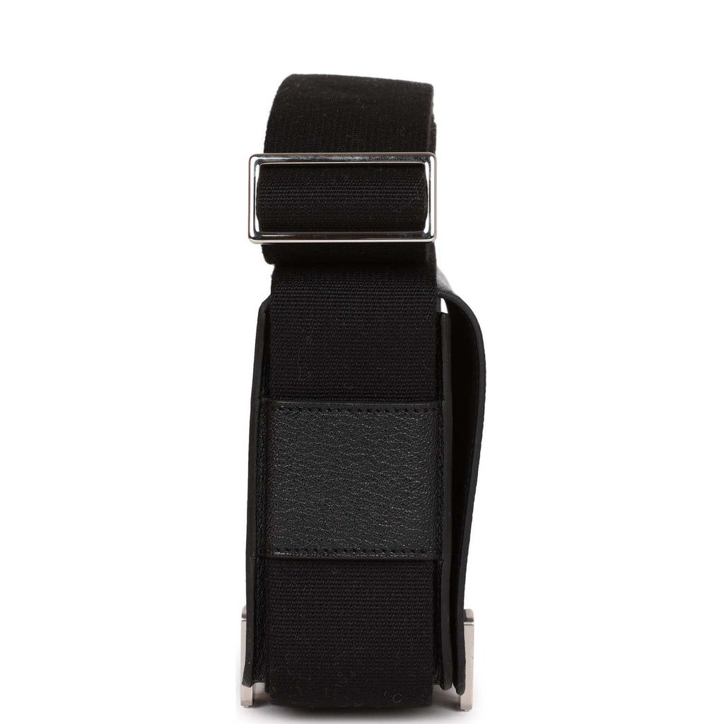 Hermes Geta Bag Black Chevre Palladium Hardware – Madison Avenue Couture
