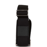 Hermes Geta Bag Black Chevre Palladium Hardware