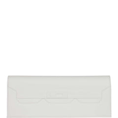 Hermes Shadow Kelly Cut New White Swift