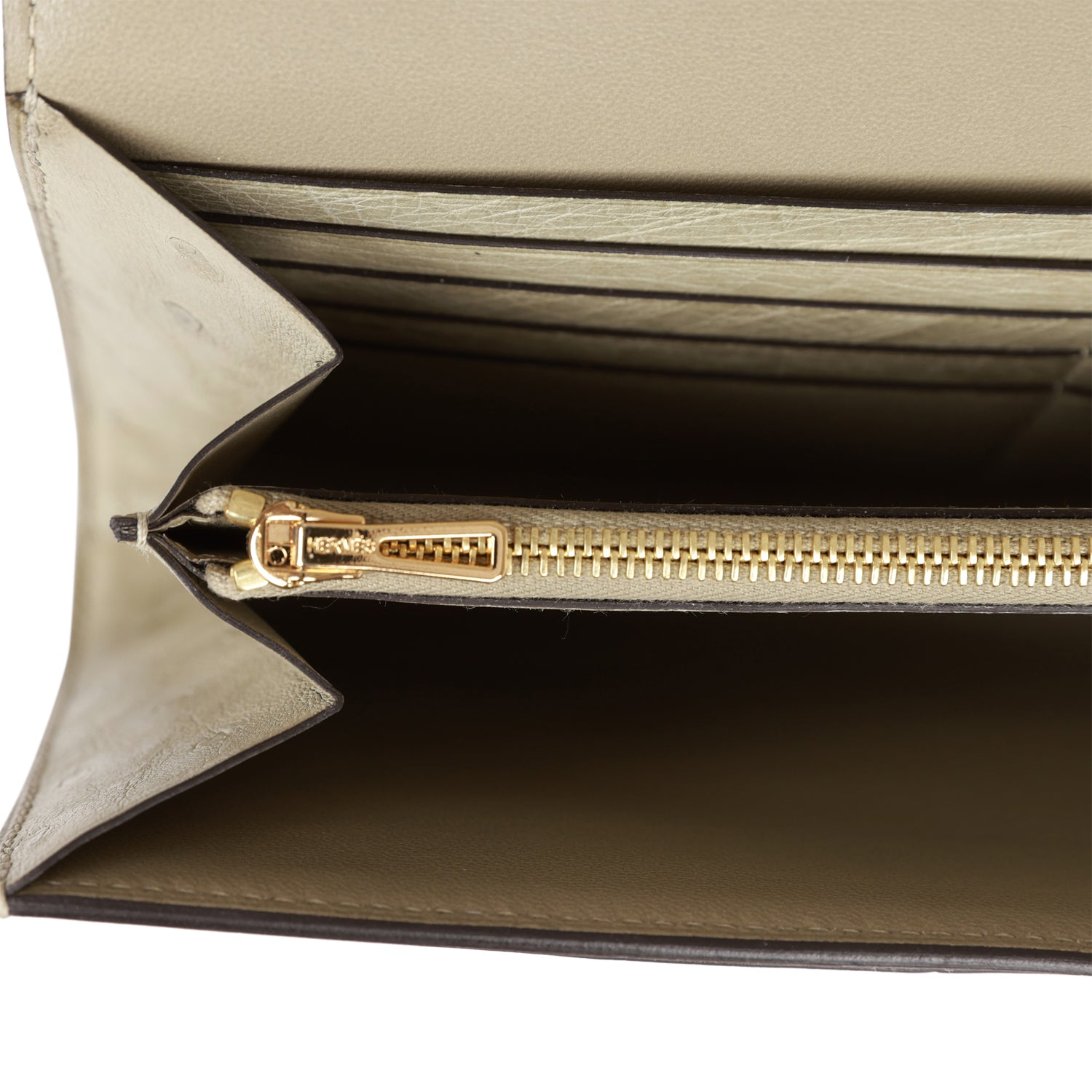 Hermes Constance Wallet To Go Sauge Boreal Ostrich Gold Hardware ...
