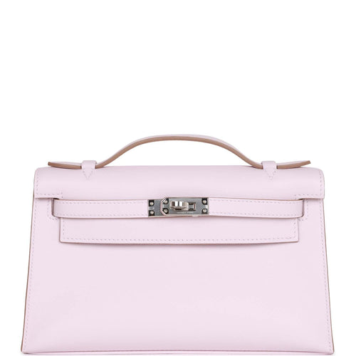 Hermès Rose Confetti Epsom Kelly Pochette Palladium Hardware, 2015  Available For Immediate Sale At Sotheby's