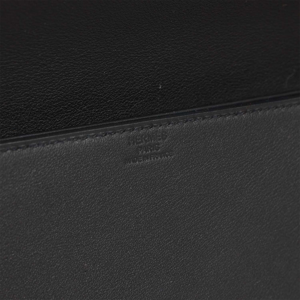 Hermes Shadow Kelly Cut Black Swift Calfskin – Madison Avenue Couture