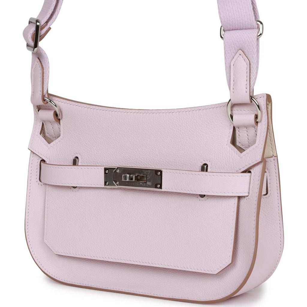 Mini Lindy 20 Verso in Mauve Pale and Gold Swift Leather in
