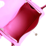 Hermes Mini Lindy Rose Sakura Swift Palladium Hardware – Madison Avenue  Couture