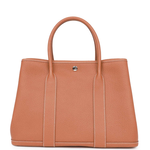 Hermes Garden Party 36 Gold Negonda Palladium Hardware