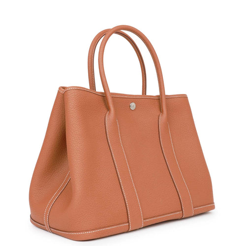 Hermes Garden Party 36 Gold Negonda Palladium Hardware