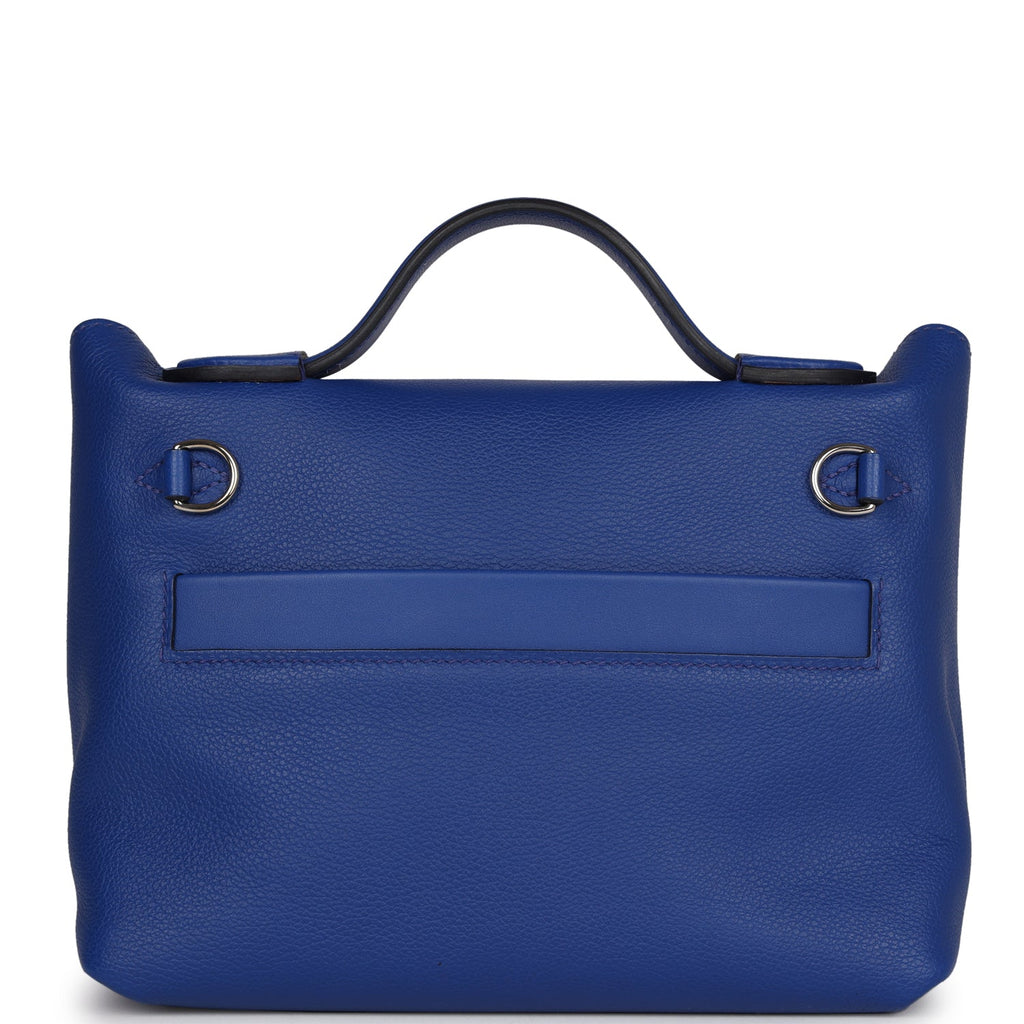 mini hermes blue bag