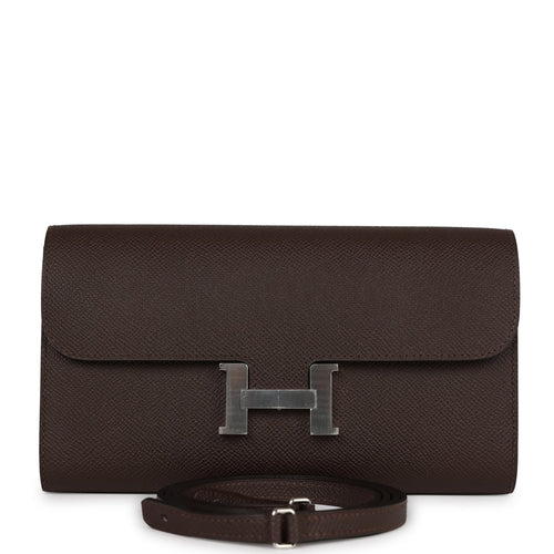 Hermes Constance Slim Wallet Waist Belt Bag Gold Palladium Hardware –  Mightychic