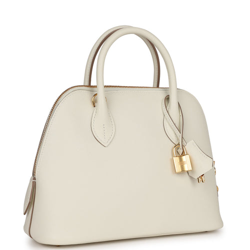 Hermes 1923 Bolide 25 Mushroom Evercolor Verso Gold Hardware