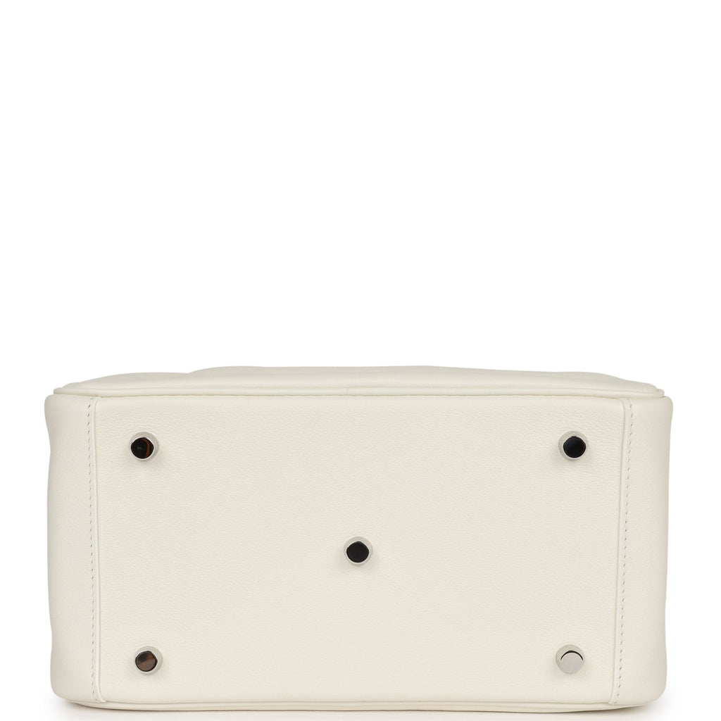 Hermès // 2007 White Toile Lindy 30 Bag – VSP Consignment