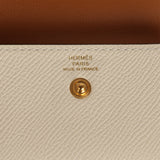 Hermes Kelly Pocket 18 Belt Biscuit/Nata Epsom Gold Hardware