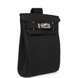 Hermes HAC A Dos PM Backpack Black Togo Palladium Hardware