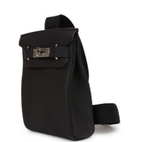 Hermès Hac A Dos Pm Backpack In Fauve Barenia Faubourg With Palladium  Hardware in White