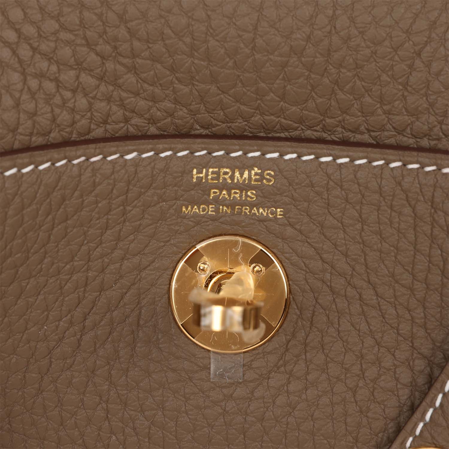 Hermes Mini Lindy Etoupe Clemence Gold Hardware – Madison Avenue Couture