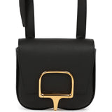 Hermes Della Cavalleria Mini Black Epsom Gold Hardware