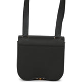 Hermes Della Cavalleria Mini Black Epsom Gold Hardware