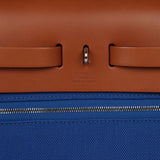 Hermès Herbag Rouge H Vache Hunter and Beton Toile Zip 31 Palladium Enamel Hardware, 2021 (Like New), Handbag
