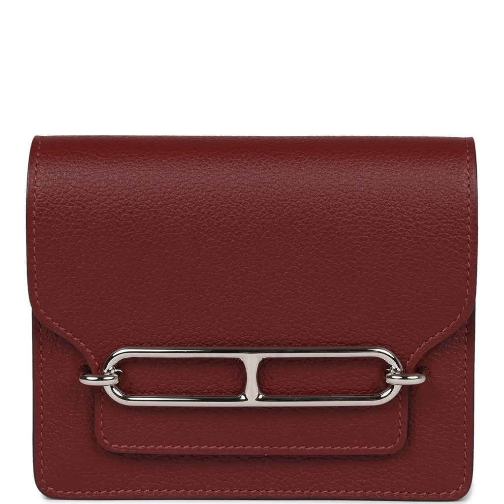 Hermes Roulis Slim Wallet Bi-Color Rouge H/Rose Azalee Evercolor Palla –  Madison Avenue Couture