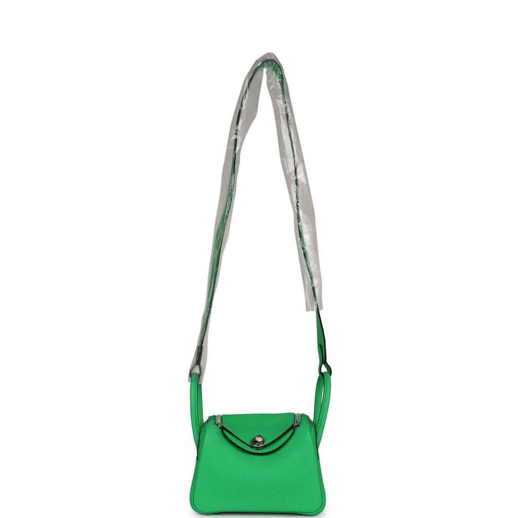 Hermès Lindy Vert Comics Clemence Mini Handbag