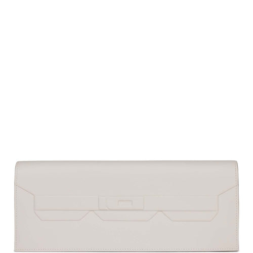 Hermes Shadow Kelly Cut Gris Pale Swift