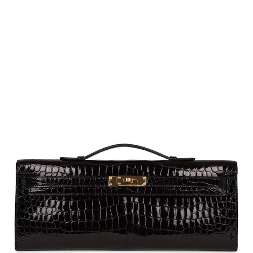Hermès Birkin 35 Crocodile Bag Black GHW