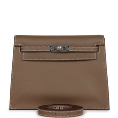 Hermes Kelly Danse Etoupe Swift Palladium Hardware