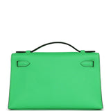 Hermes Kelly Pochette Vert Comics Swift Gold Hardware