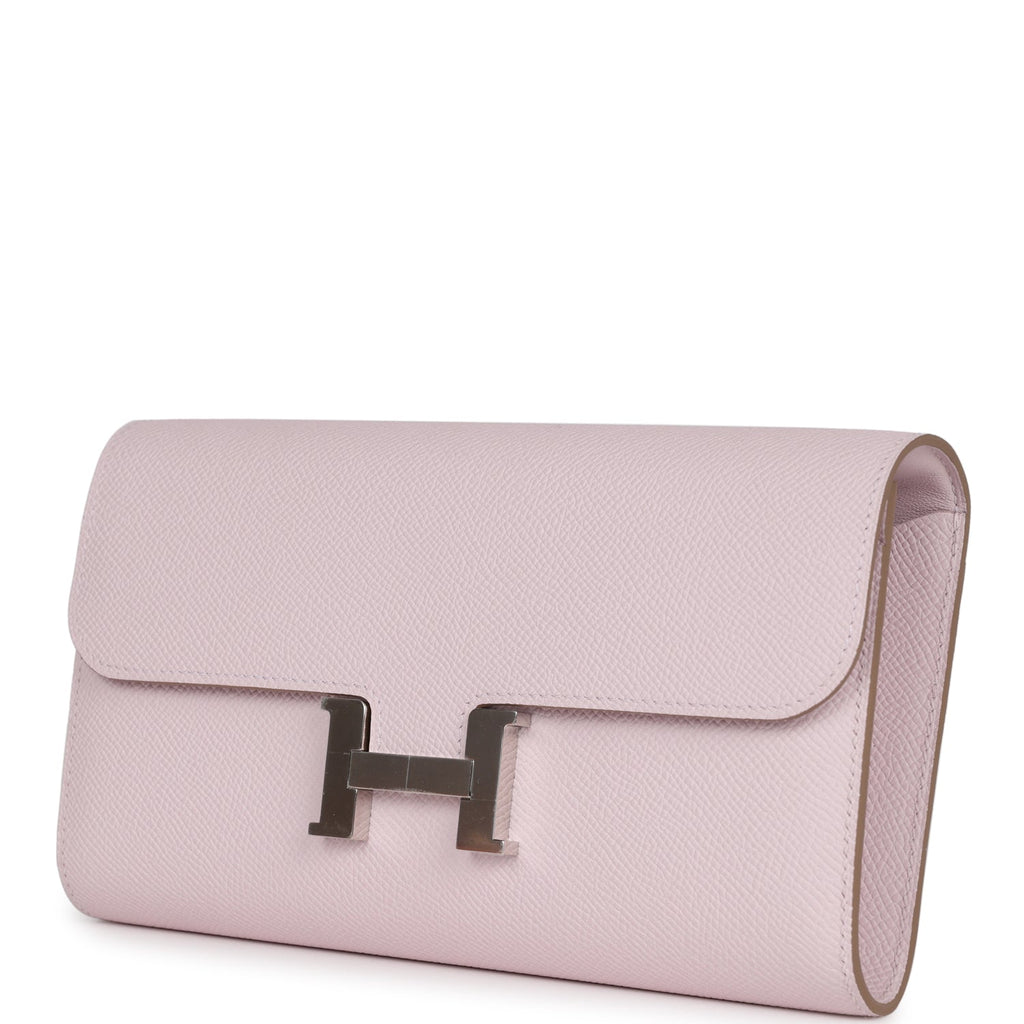 Hermes Constance To Go Wallet Epsom Pink