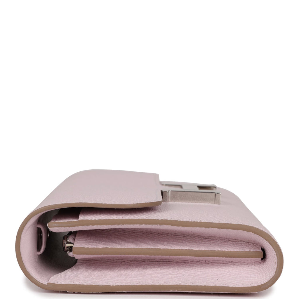 Hermes Constance Compact Wallet 5P Bubblegum Epsom Palladium Hardware –  Madison Avenue Couture